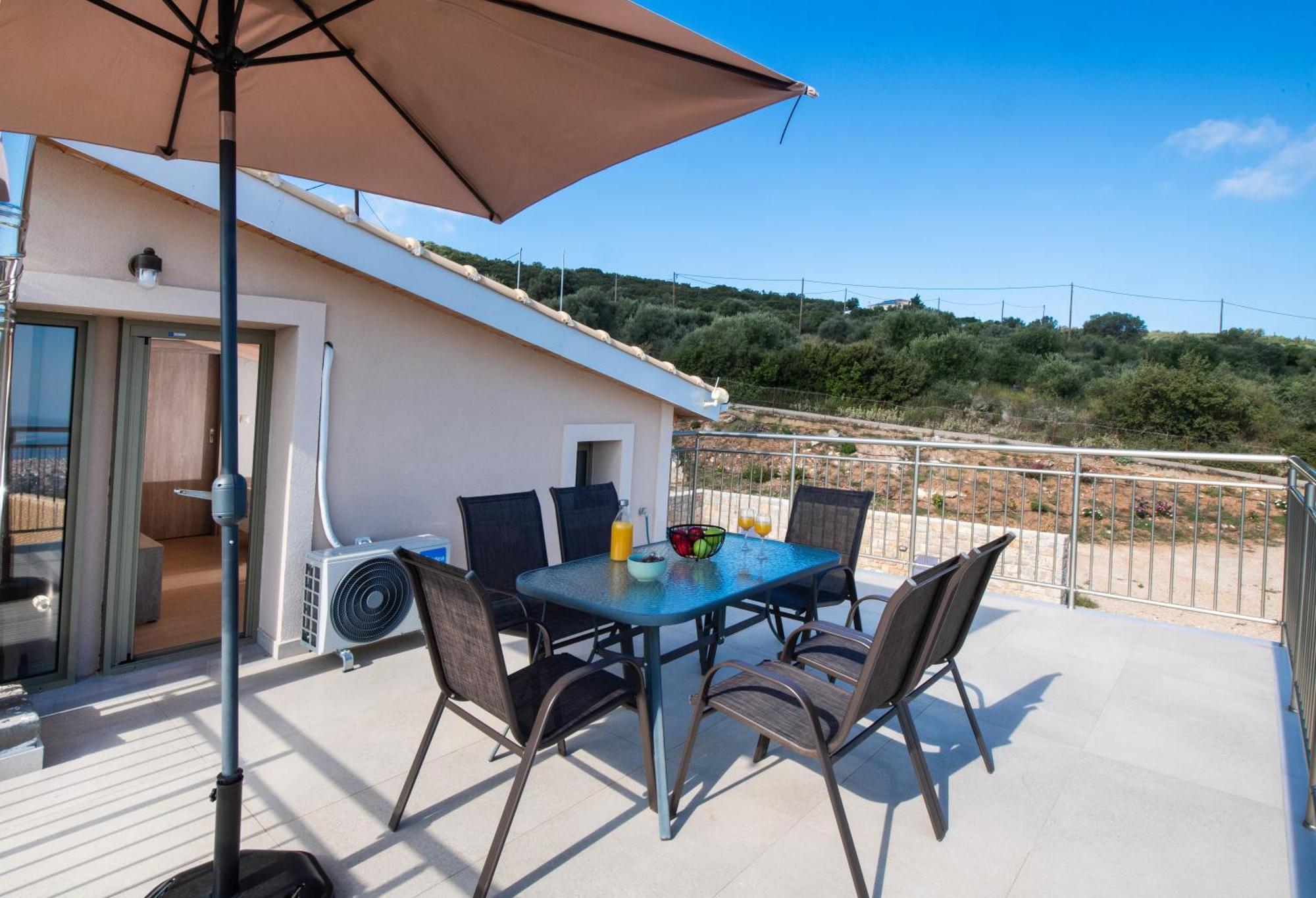 Villelia View Villas 1 Apólpena Szoba fotó